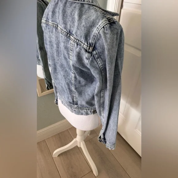 Free People Rumors Denim Jacket Sz S. - Picture 5 of 16